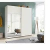 Armadio scorrevole specchio/legno mod.LUNA