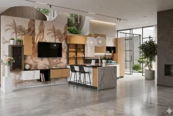 Cucina Kaori Con Zona Living