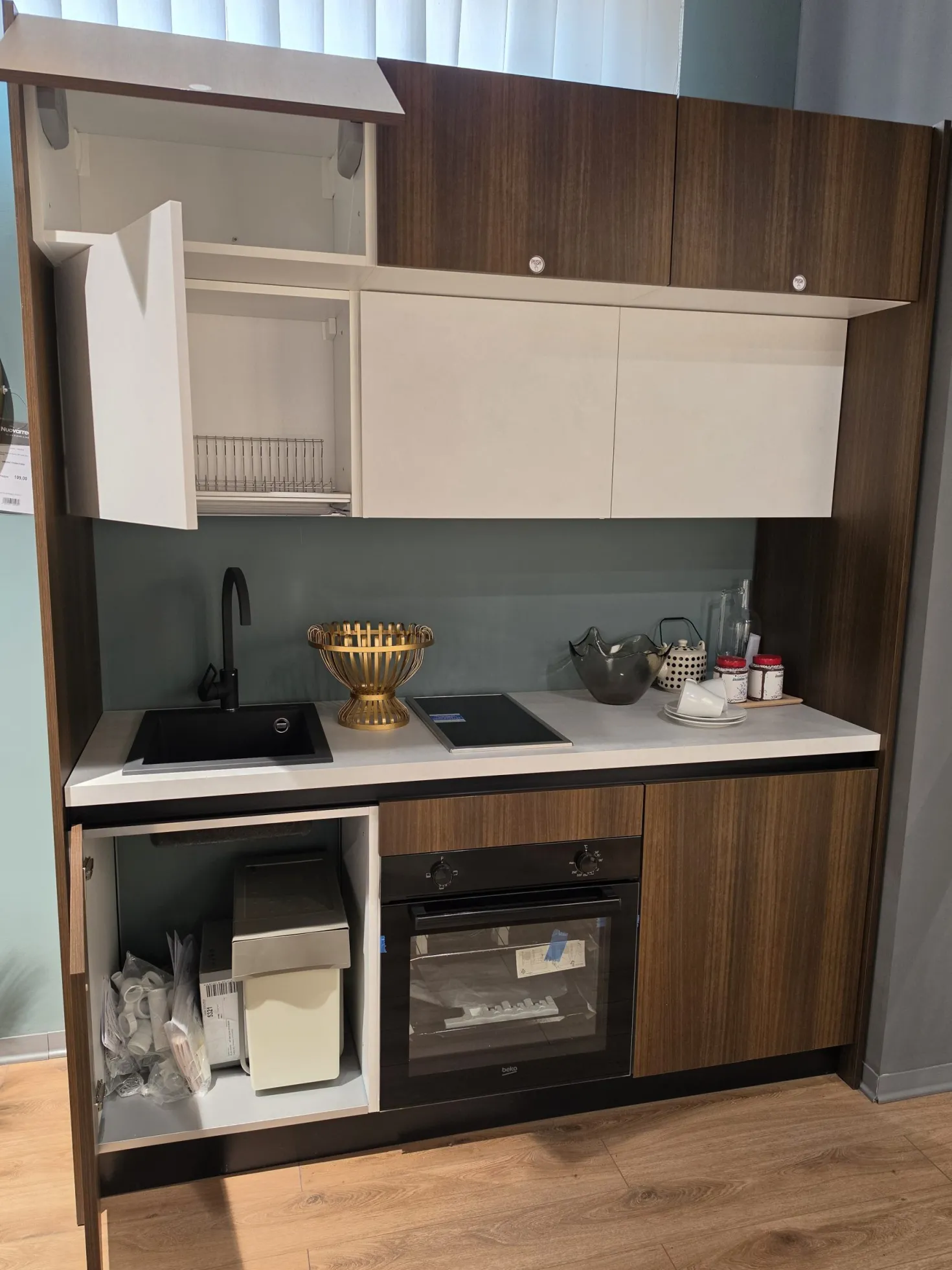 Cucina Monolocale L. 184