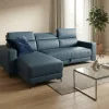 Divano Clizia 2 Posti con Chaise Longue (reversibile)
