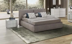Letto matr. con contenitore Ida