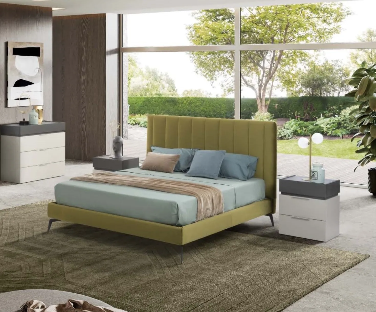 Letto matrimoniale fisso Tiffany