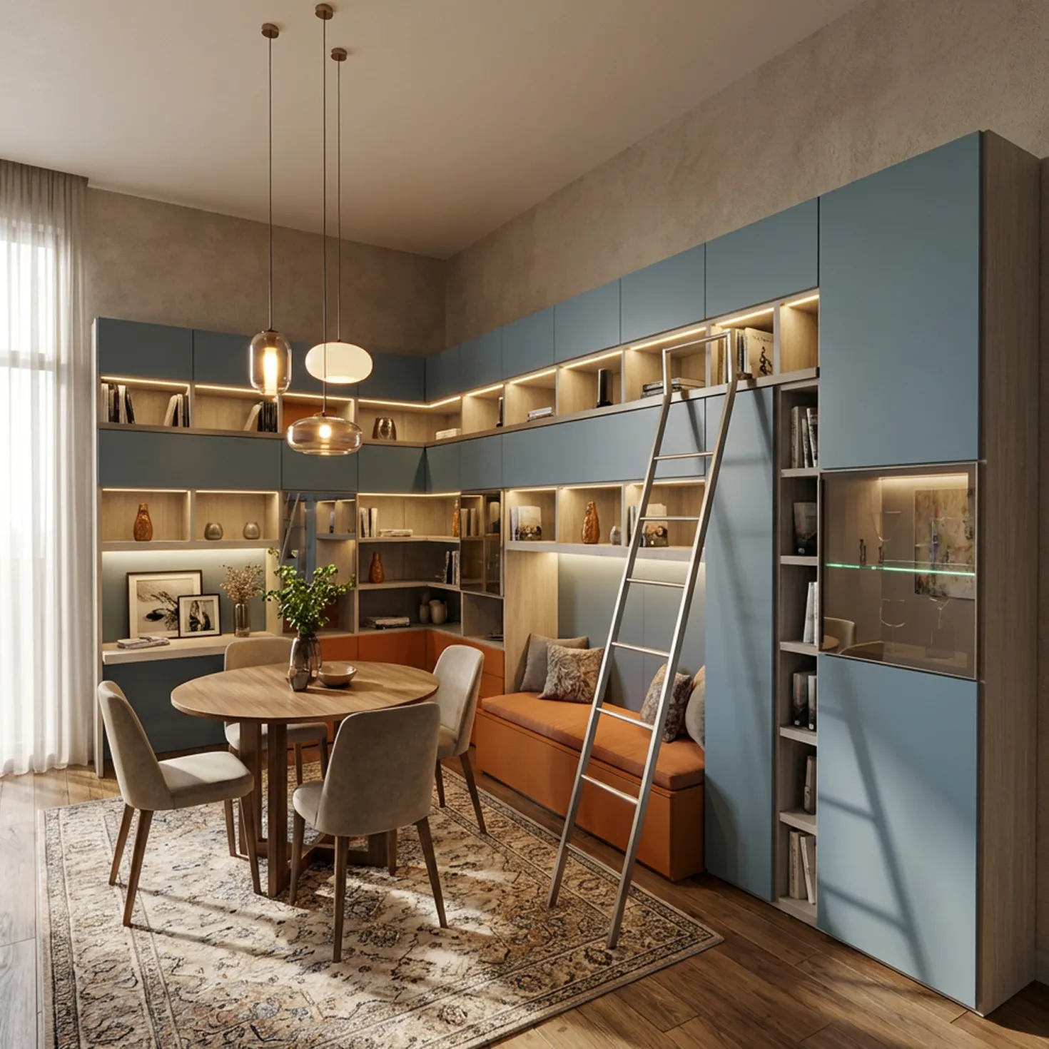 Libreria Living 7