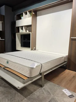 Parete Attrezzata Con Porta Tv E Letto Salvaspazio