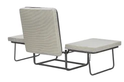 Pouf Letto tessuto grigio Morfeo