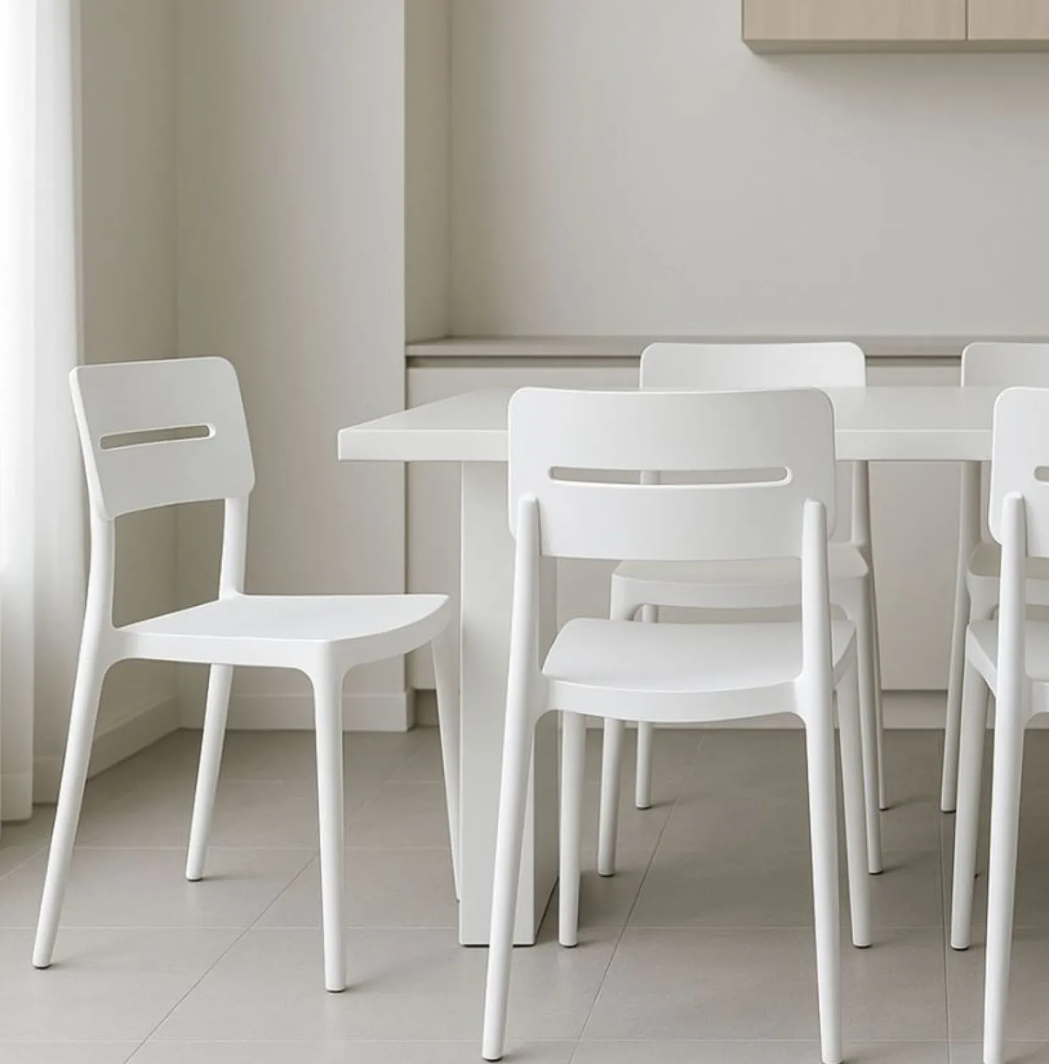 Sedia Belma bianco